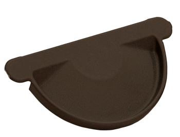 Заглушка желоба универсальная, Grand Line Ø 125 мм, PU Matte, RAL 8017