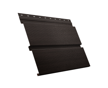 GL Софит металлический Квадро Брус, с перфорацией 0.45 мм, Print Elite, Coffee Wood Blesk TwinColor