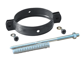 Хомут трубы на кирпич, Grand Line Ø 90 мм, RAL 7024