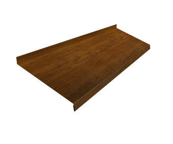 Отлив простой GL, 200 мм 0.45 мм, Print Elite, Golden Wood TwinColor, L= 3000 мм