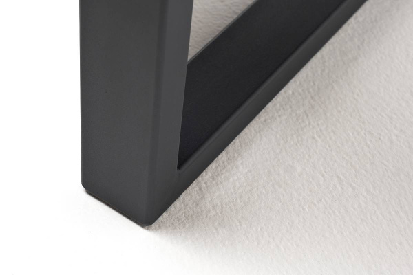 Столик журнальный из HPL, Варадеро, 110х60см, H43см, карк алюм темно-серый, цвет столеш.серый гранит