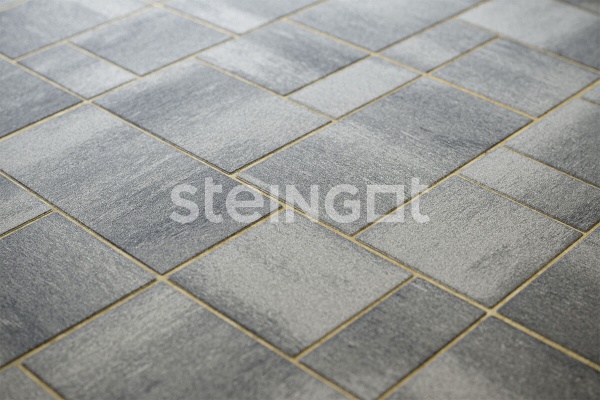 Тротуарная плитка Steingot Мюнхен 60 мм 240/360/480 х 120/240 мм, цвет: Stein Silver