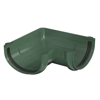 Угол желоба универсальный 90°, Технониколь, оптима Ø 120 мм, цвет: зеленый