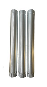 СЗ Труба водосточная Ø 100 мм, L=1250 мм 0.5 мм, Zn, без цвета