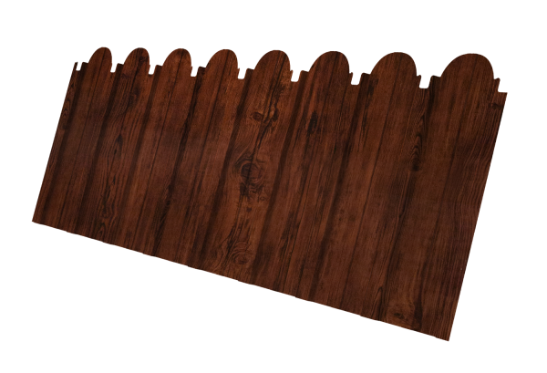 Профилированный лист GL C10 A фигурный, 0.45 мм, Print Elite, Cherry Wood TwinColor Профилированный лист GL C10 A фигурный, 0.45 мм, Print Elite, Cherry Wood TwinColor