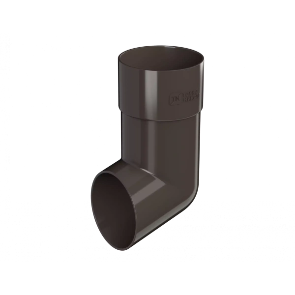 Слив трубы, Технониколь пвх, стандарт Ø82 мм, цвет: темно-коричневый