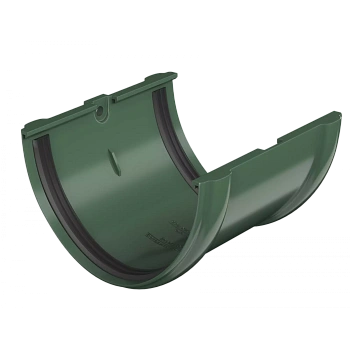 Соединитель желоба, Технониколь пвх, стандарт Ø 125 мм, цвет: зеленый