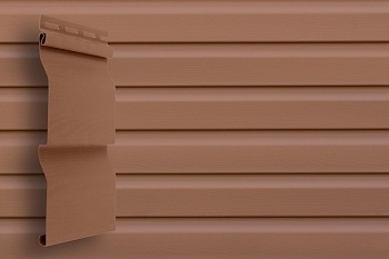 Сайдинг Grand Line, корабельная доска, L=3000 мм, серия Classic Color Plus, цвет: темно-бежевый