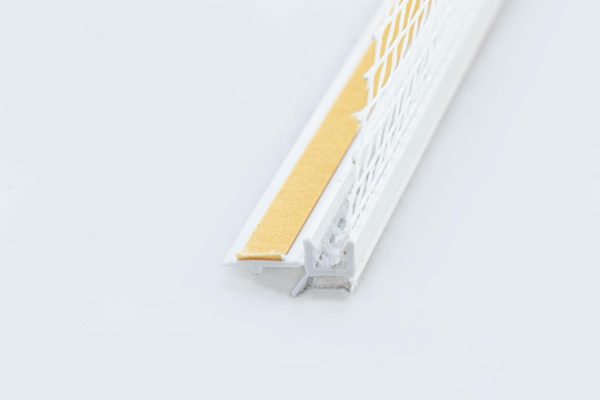 Профиль примыкающий оконный с сеткой и пыльником, ПС-6С, 2.4 м,Grand Line