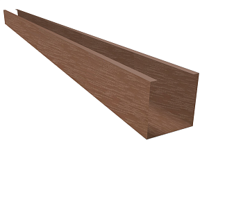 Кубообразная рейка алюминиевая, 50х50 мм 0.3 мм, Al, Анегри