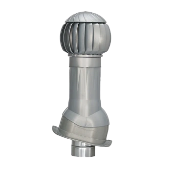 Комплект вентиляции Gervent monterrey, 125/ИЗ/160 мм серебристый