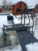 Парапетный мостик Roofsystems Prestige, H=600 мм, L=1150 мм zinc