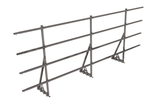 Ограждение кровельное для фальцевой кровли Roofsystems Prestige Master фальц, H=1200 мм RAL 7004, L=3000 мм