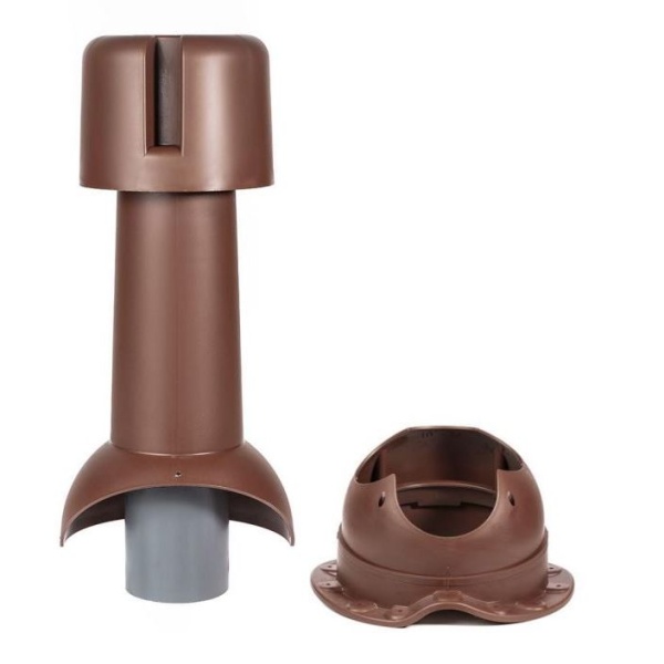 Комплект вентиляции Krovent Wave IS 110 коричневый