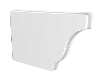 Заглушка левая Vortex Lite, Ø 130 мм, RAL 9003