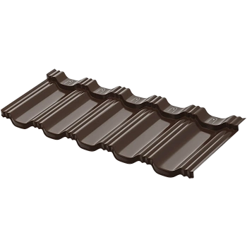 Модульная металлочерепица Aquasystem, Гётеборг 1205х415 мм 0.5 мм, PE, RR 32