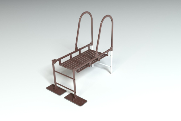 Парапетный мостик Roofsystems Prestige, H=600 мм, L=1150 мм RAL 8017
