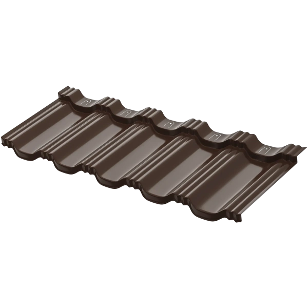 Модульная металлочерепица Aquasystem, Гётеборг 1205х415 мм 0.5 мм, PE, RR 32