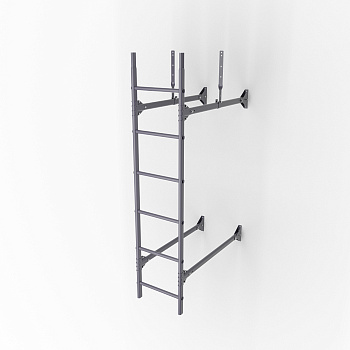 Лестница стеновая, универсальная Roofsystems Prestige 400, L=1200 мм RAL 7024