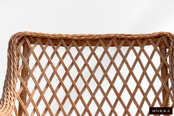Кресло Mokka Villa Rosa из искусственного ротанга цвет: бежевый