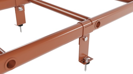 Лестница кровельная Borge, универсальная, L=2700 мм RAL 7024