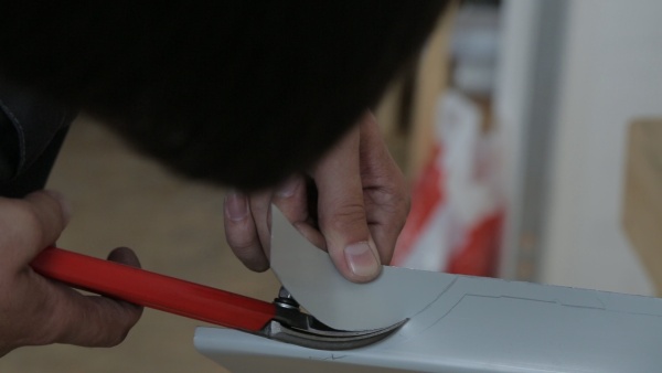 Ножницы Stubai, радиусные левые, 44 мм