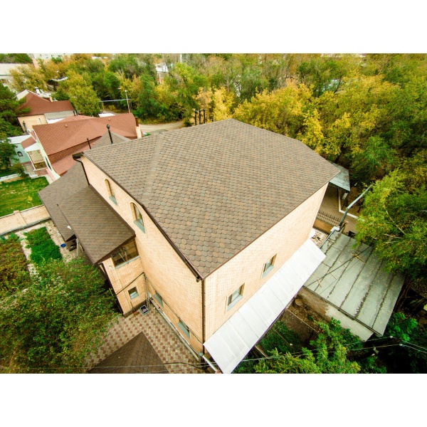 Битумная черепица Shinglas, Вестерн цвет: Прерия, 1.5 м² / уп.