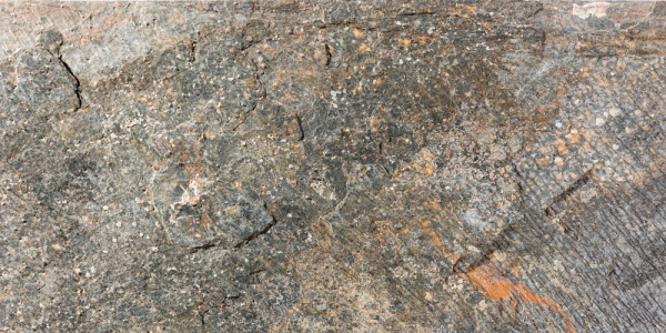 Кварцит, натуральный скол, 600x300 мм, 12 мм,  Natural Deoli Green