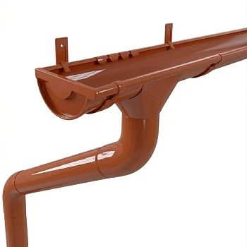 Водосточная система, Grand Line Ø 125/90 мм, PU, RAL 8004