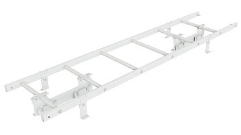 Лестница кровельная Borge, для фальцевой кровли, L=1800 мм RAL 9003