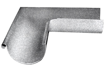 Угол желоба внешний 90° Grand Line Ø 150 мм, Zn