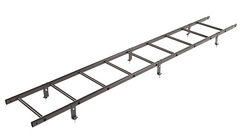 Лестница кровельная Borge, универсальная, L=2700 мм RAL 8019