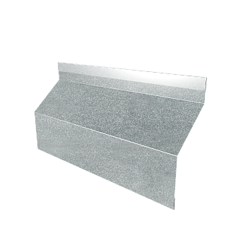 Ламель для забора жалюзи, Milan Slim, стартовая/финишная 0.5 мм, Zn, без цвета