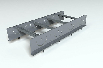 Лестница кровельная маршевая, универсальная Roofsystems Prestige Next, 660 мм, L=1200 мм RAL 7042