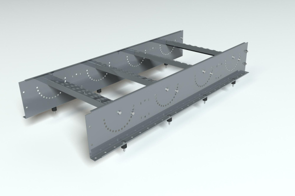 Лестница кровельная маршевая, универсальная Roofsystems Prestige Next, 660 мм, L=1200 мм RAL 7042