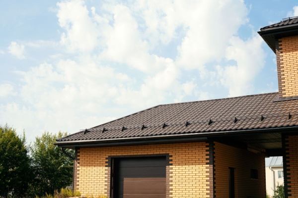 Снегозадержатель Grand Line NEW универсальный,  L=1000 мм, 2 опоры, 2 трубы, овал 42х21 мм. RAL 3020