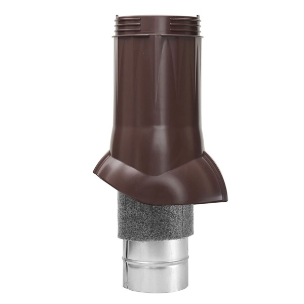 Вентиляционный выход Gervent Static 150/ИЗ/160 мм коричневый