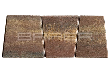 Тротуарная плитка Braer Старый город Веймар 60 мм 128х93х160, 145х110х160, 163х128х160 мм, цвет: Color Mix Мальва
