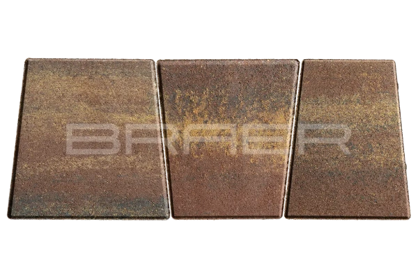 Тротуарная плитка Braer Старый город Веймар 60 мм 128х93х160, 145х110х160, 163х128х160 мм, цвет: Color Mix Мальва