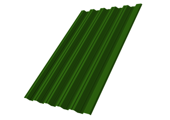 Профилированный лист GL HC35 R, 0.45 мм, PE, RAL 6002