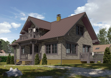 Фасадная плитка Docke Premium, Brick, уп 2.0 м² цвет: халва