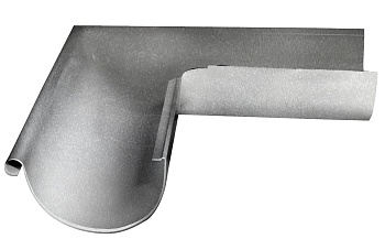 Угол желоба внешний 90° Grand Line Ø 125 мм, Zn