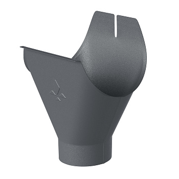 Воронка желоба Aquasystem Премиум Ø150/100 мм, PU Matt, RAL 7024