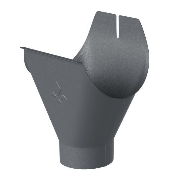 Воронка желоба Aquasystem Премиум Ø150/100 мм, PU Matt, RAL 7024