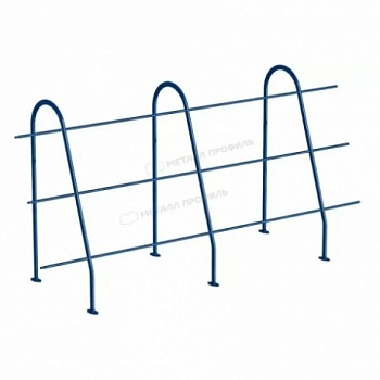 Ограждение кровельное Металл Профиль, H=1200 мм, L=3000 мм RAL 5005