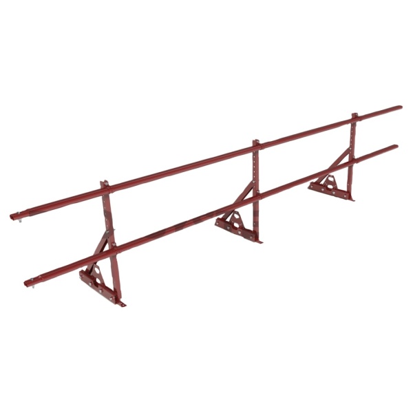 Ограждение кровельное для фальцевой кровли Roofsystems Prestige Next фальц, H=600 мм RAL 3009, L=3000 мм