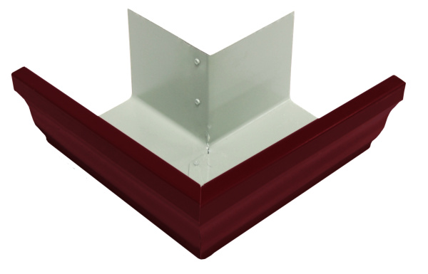 Угол желоба внешний 90° Vortex, Ø 126 мм, RAL 3005