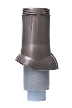 Вентиляционный выход Gervent 110/ИЗ/160 мм темно-коричневый
