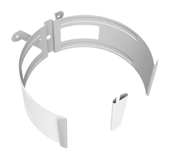 Кронштейн трубы на дерево Vortex Project Ø210\145 мм, RAL 9003