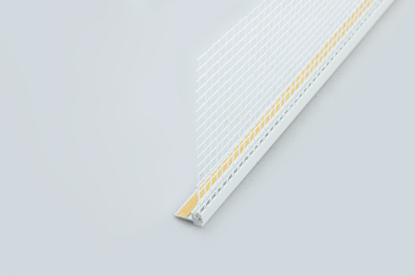 Профиль примыкающий оконный с сеткой ПС-6С, 2.4 м, Grand Line